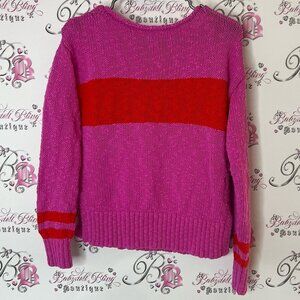 GAP knit sweater small tall Pink and Red Crew Neck Sweater